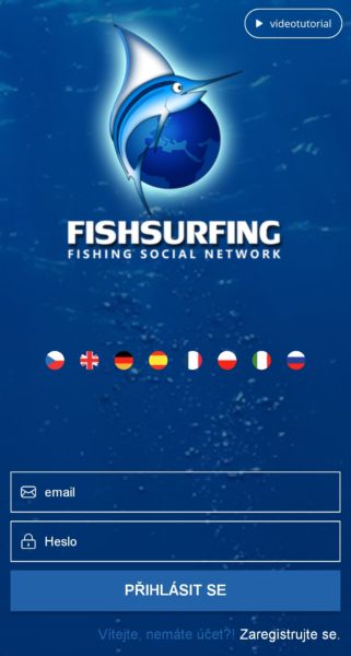 Nová rybářská mobilní aplikace – sociální síť FISHSURFING