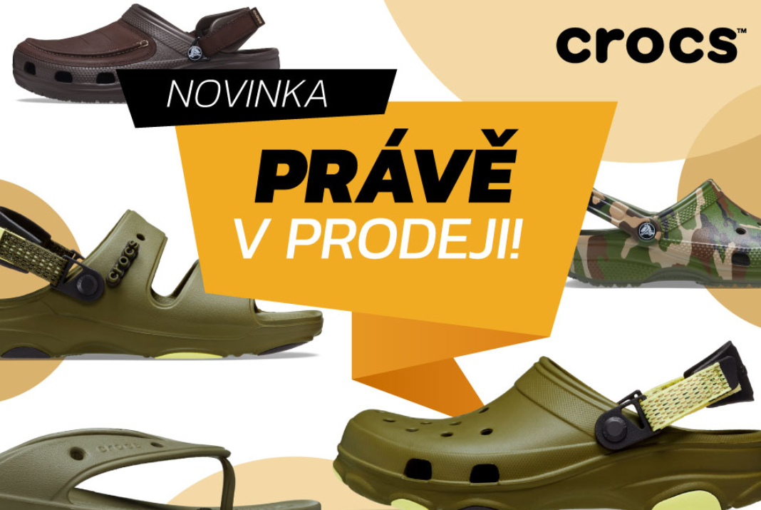 Novinka na Parys.cz – Nazouváky Crocs