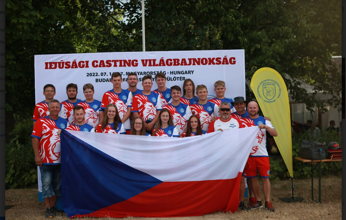 Mistrovství světa juniorů a kadetů v rybolovné technice v Maďarsku