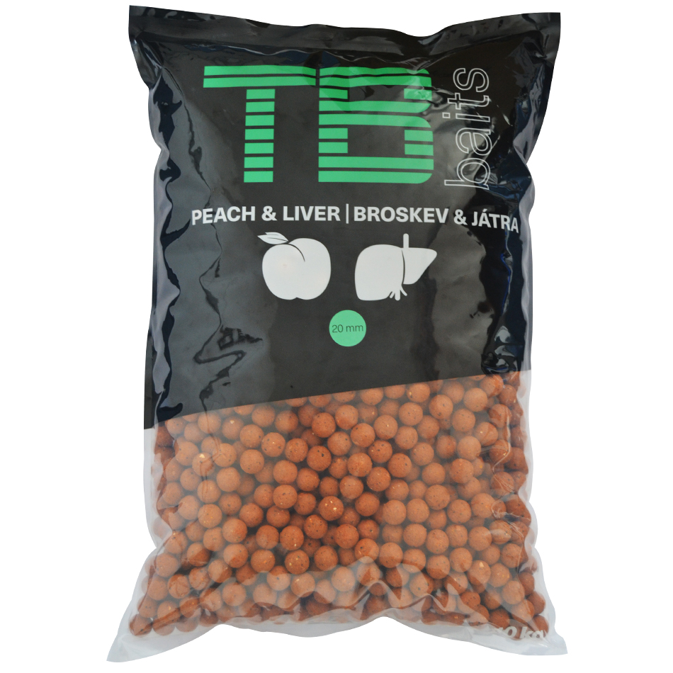Tip na boilies: TB Baits Peach Liver