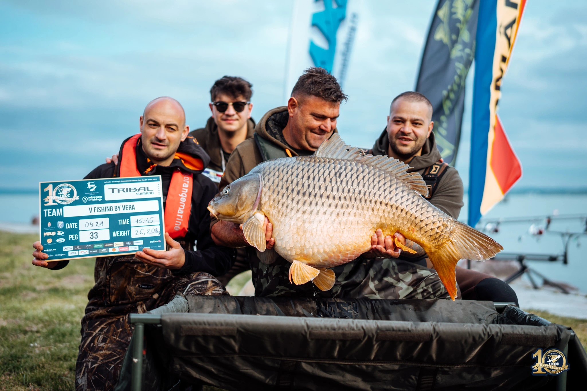 Kapr 26,2 kg: závody na Balatonu začaly velkými rybami
