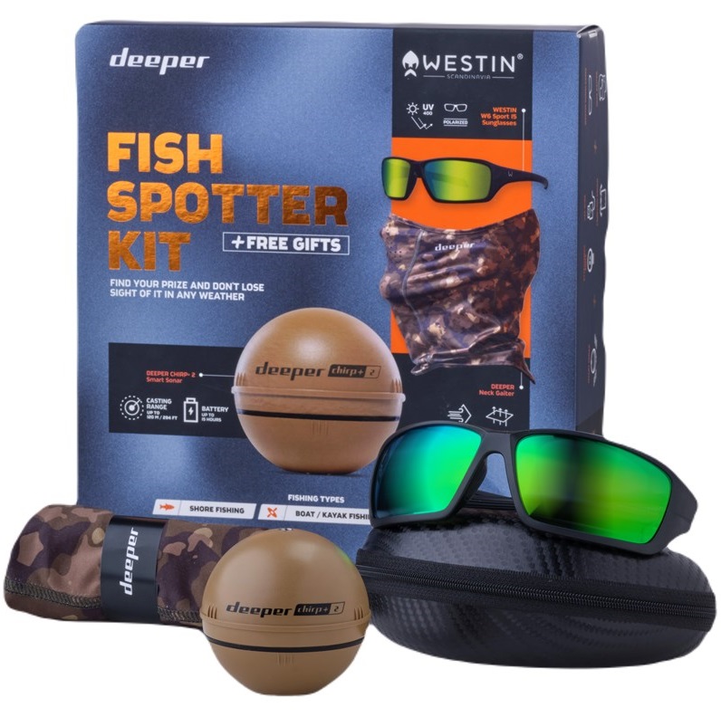Limitka Chirp+2 Fish Spotter Kit: sonar, brýle od Westinu a další dárky